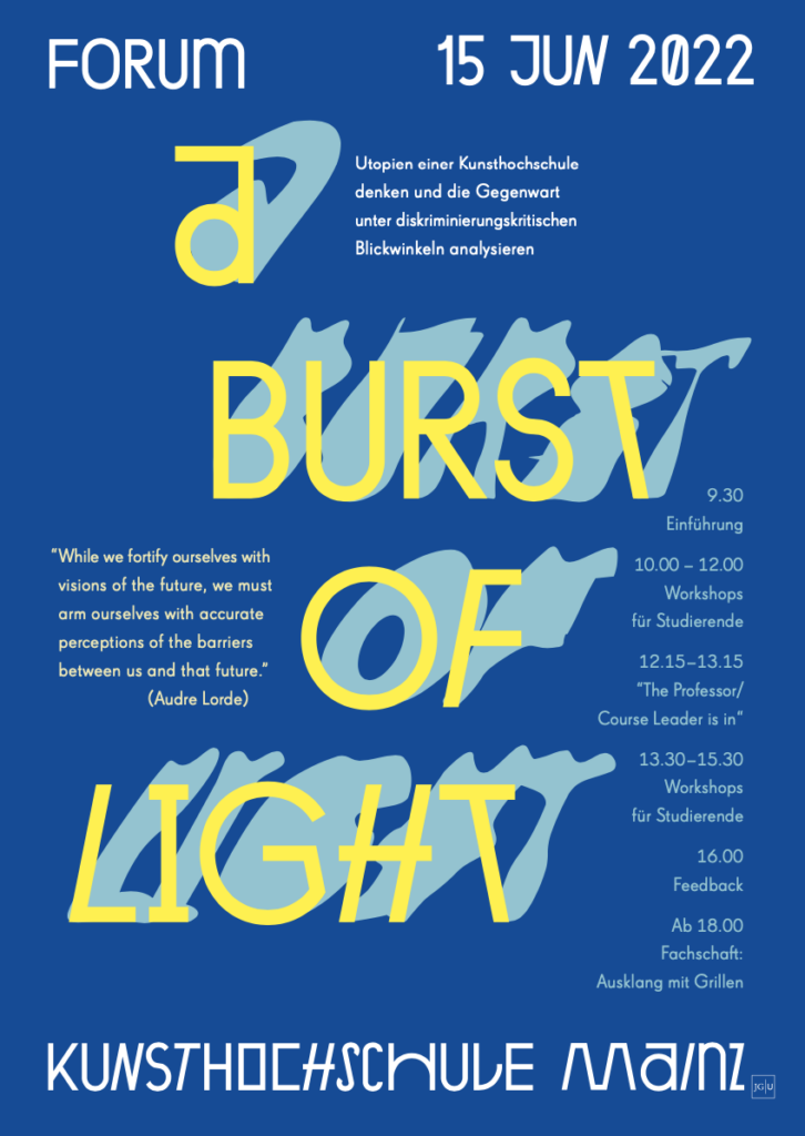 FORUM „A Burst of Light“, Forum / Qualitätssicherung